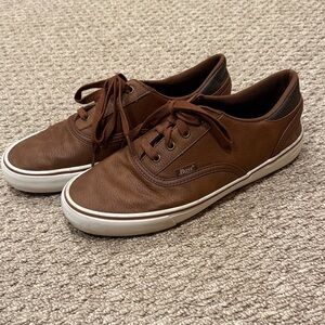 Bass Brown Leather Casual Tie Shoes